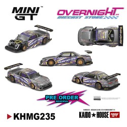 - PREORDER - Mini GT Kaido House Nissan Silvia S13-R Kaido Drift V1 Escala 1/64 KHMG235