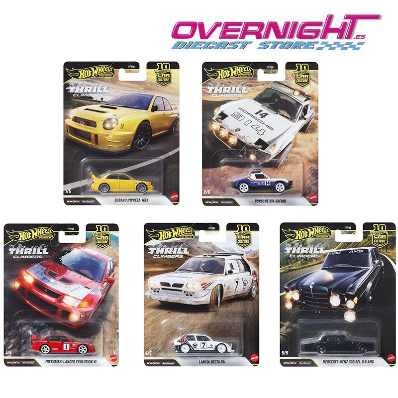 Hot Wheels Premium Thrill Climbers pack de 5 coches 2026 10th - FPY86-976Q