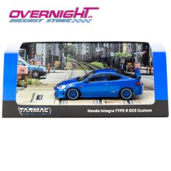 Tarmac Works Honda Integra Type R Dc5 Custom Blue Metallic Escala 1/64 TC-T64R-TL022-BL
