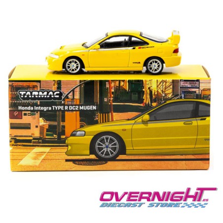 Tarmac Works Honda Integra Type R Dc2 Mugen Sunlight Yellow Escala 1/64 TC-T64G-TL059-YL