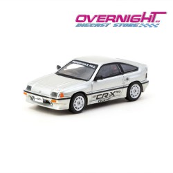 Tarmac Works Honda Ballade Sports Mugen CR-X Pro plata con 2 Tarmac Cards Escala 1/64 TC-T64G-TL058-SL