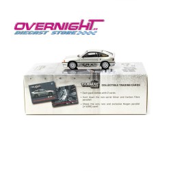 Tarmac Works Honda Ballade Sports Mugen CR-X Pro plata con 2 Tarmac Cards Escala 1/64 TC-T64G-TL058-SL