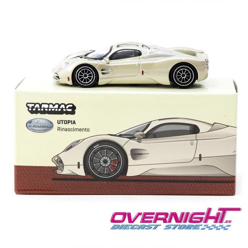 Tarmac Works Pagani Utopia Rinascimento Escala 1/64 TC-T64G-TL055-BI