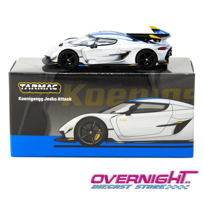 Tarmac Works Koenigsegg Jesko Attack plata Escala 1/64 TC-T64G-TL052-SL