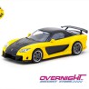 Tarmac Works Mazda Rx-7 Veilside Fortune7 amarillo y negro Escala 1/64 TC-T64G-075-YE