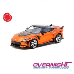 Tarmac Works Nissan Veilside FFZ400 Fairlady Z naranja Escala 1/64 TC-T64G-074-OR