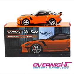 Tarmac Works Nissan Veilside FFZ400 Fairlady Z naranja Escala 1/64 TC-T64G-074-OR