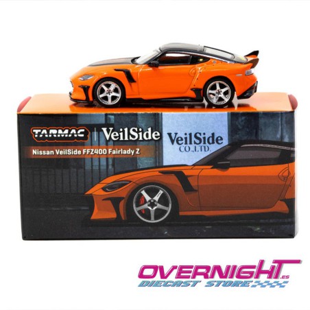Tarmac Works Nissan Veilside FFZ400 Fairlady Z naranja Escala 1/64 TC-T64G-074-OR