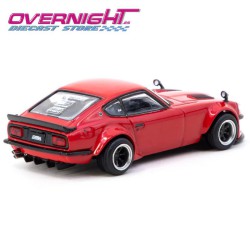 Tarmac Works Nissan Fairlady Z S30 Widebody Special Edition HK Toy Car Salon Rojo Escala 1/64 TC-T64G-062-RE