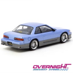 Tarmac Works Vertex Nissan Silvia S13 azul y gris Escala 1/64 TC-T64G-025-PU