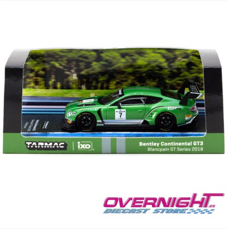 Tarmac Works Bentley Continental GT3 Blancpain GT Series 2018 limitado a 1392uds Escala 1/64 TC-T64-030-18BGT7