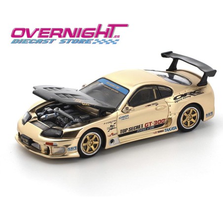 Pop Race Top Secret Gt300 Supra con capó de carbono Escala 1/64 PR640277