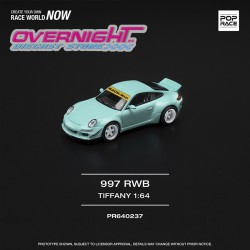 Pop Race RWB 997 Tiffany Blue Escala 1/64 PR640237