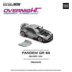 Pop Race Pandem Gr86 plata Escala 1/64 PR640235