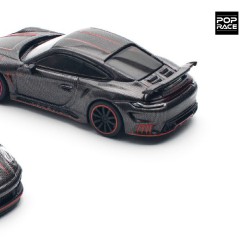 Pop Race Porsche 992 Stinger Gtr Carbon Edition Redline Antracita Escala 1/64 PR640192