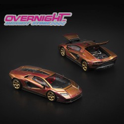 Pop Race Lamborghini Countach LP 800-4 Blu Hal Escala 1/64 PR640175