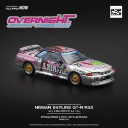 Pop Race Nissan Skyline Gt-R R32 n22 Axia Group A Escala 1/64 PR640103