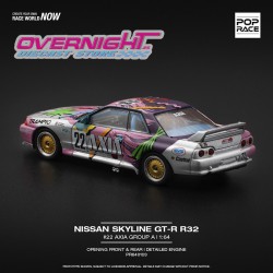 Pop Race Nissan Skyline Gt-R R32 n22 Axia Group A Escala 1/64 PR640103