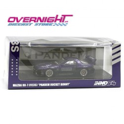 Inno64 Mazda Rx7 (Fc3s) Pandem Rocket Bunny purple Escala 1/64 IN64-RX7FCP-PB