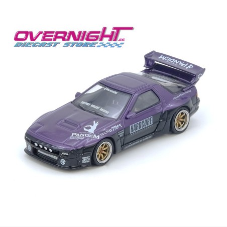 Inno64 Mazda Rx7 (Fc3s) Pandem Rocket Bunny purple Escala 1/64 IN64-RX7FCP-PB