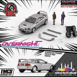 BM Creations Toyota Celica GT Four plata 6gen con figuras Escala 1/64 BM64B0415