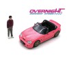 BM Creations Suzuki Cappuchino rosa con figura Escala 1/64 BM64B0094