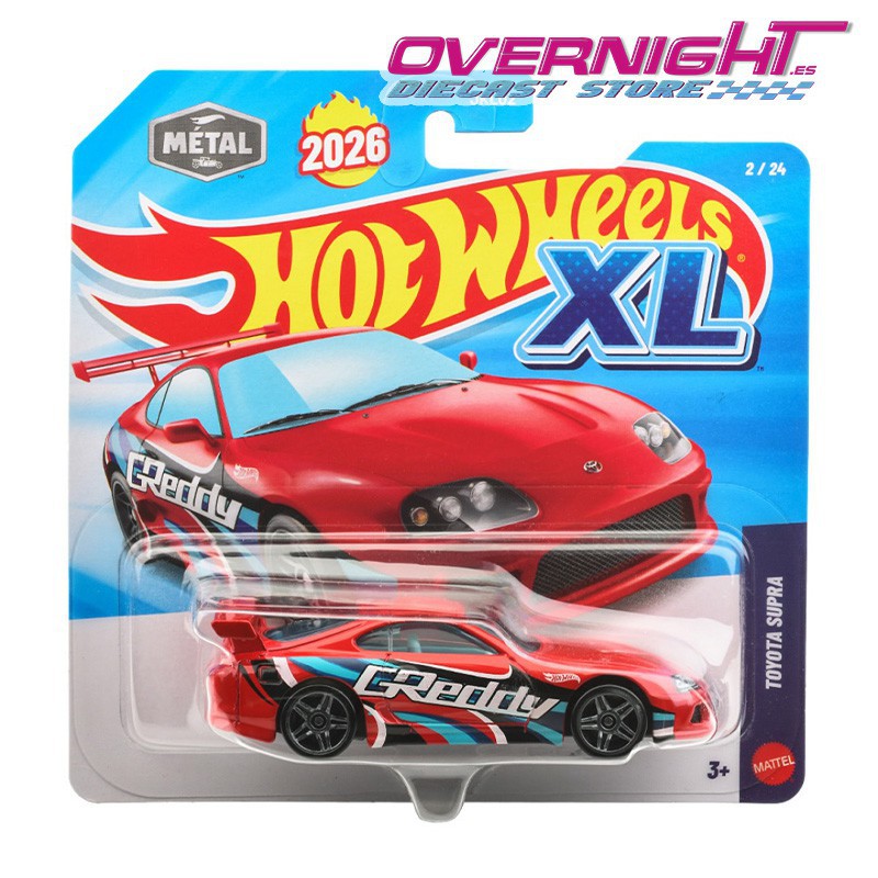 Hot Wheels XL Toyota Supra 2026 - Escala 1/43 JKL10