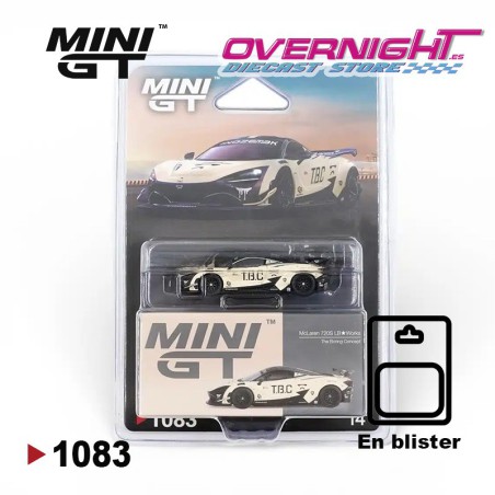 Mini GT Mclaren 720s Lb-Works The Boring Concept en blister Escala 1/64 MGT01083BL