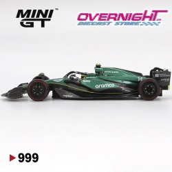 Mini GT Aston Martin Amr24 n14 Fernando Alonso Bahrain Gp 2024 Escala 1/64 MGT00999Lhd