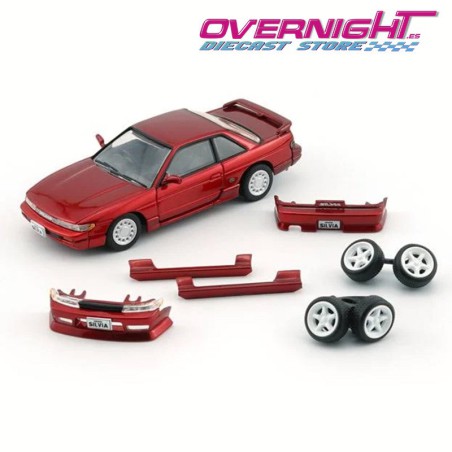 BM Creations Nissan Silvia S13 Metallic Red Sinopec Edition Escala 1/64 SINOPEC_BM006