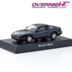 Kyosho Nissan 180SX 1989 gris oscuro Escala 1/64 KYO07115E