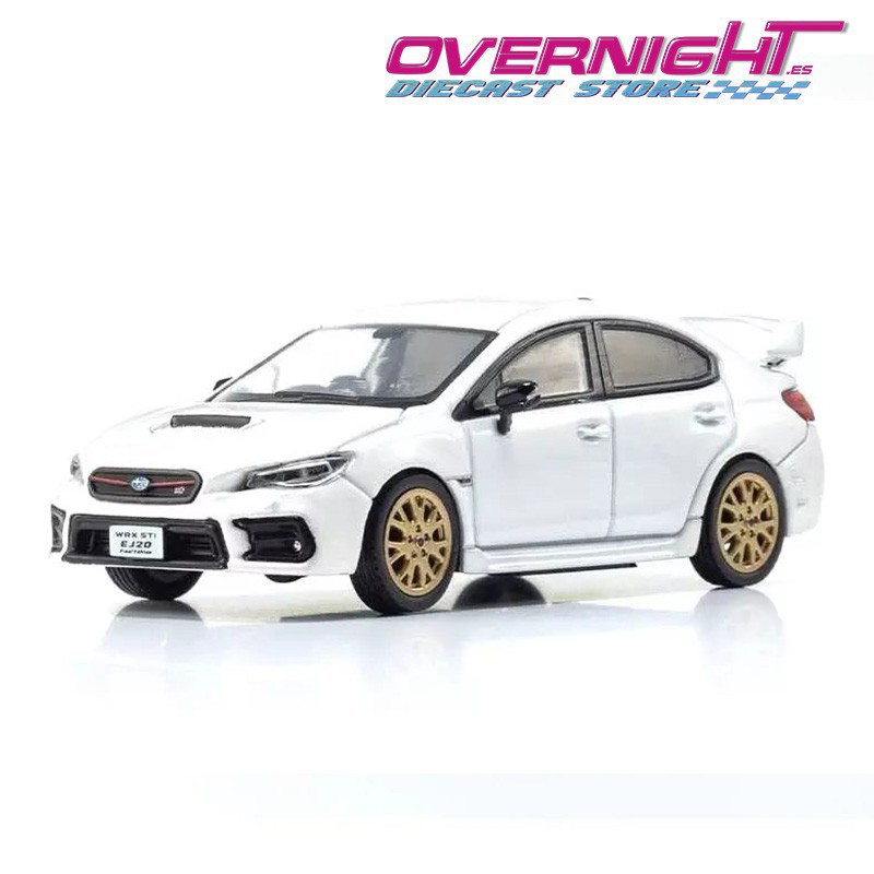 Kyosho Subaru WRX STI Ej20 Final Edition Blanco Escala 1/64 KYO07116D