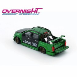 BM Creations Isuzu D-Max Low Rider - Malaysia Exclusive – Tmcs2025 verde - Escala 1/64 BM64B0466Rhd