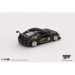 Mini GT Toyota GR86 Lb-Nation negro y oro 2025 MGT01149-R