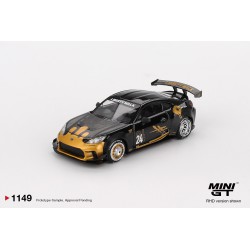 Mini GT Toyota GR86 Lb-Nation negro y oro 2025 MGT01149-R