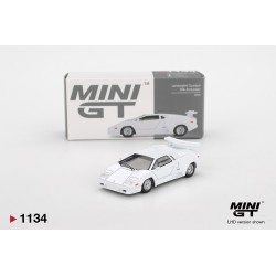 Mini GT Lamborghini Countach 25th Anniversary White 1989 MGT01134-L