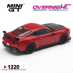- PREORDER - Mini GT Ford Mustang Dark Horse Race Red 2025 Escala 1/64 MGT01220-L