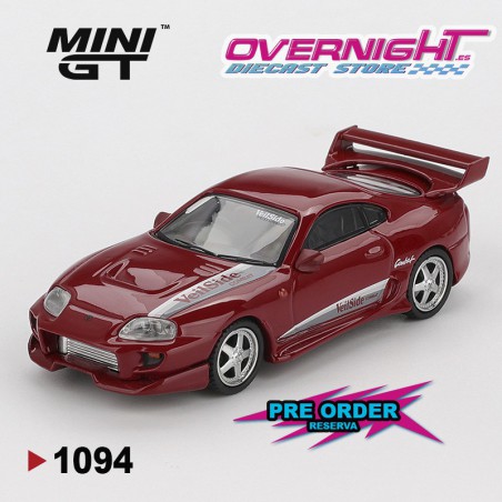 - PREORDER - Mini GT Toyota Supra Mk4 (A80) Veilside Combat V-I Red 1994 Escala 1/64 MGT01094-L