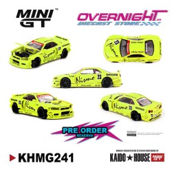 - PREORDER - Mini GT Kaido House Nissan Skyline Gtr (R34) Kaido Works V4 1999 Escala 1/64 KHMG241