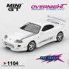 - PREORDER - Mini GT Toyota Supra Mk4 (A80) Veilside Combat V-I White Pearl Metallic 2014 Escala 1/64 MGT01104-L