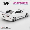 - PREORDER - Mini GT Toyota Supra Mk4 (A80) Veilside Combat V-I White Pearl Metallic 2014 Escala 1/64 MGT01104-L