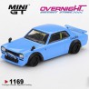 - PREORDER - Mini GT Nissan Hakosuka Baby Blue Nissan Lb★Works Hakosuka 2015 Escala 1/64 MGT01169-R