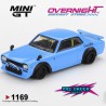- PREORDER - Mini GT Nissan Hakosuka Baby Blue Nissan Lb★Works Hakosuka 2015 Escala 1/64 MGT01169-R