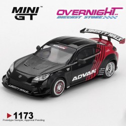 - PREORDER - Mini GT Toyota Gr86 Lb Nation Advan Black 2025 Escala 1/64 MGT01173-R