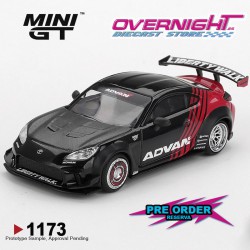 - PREORDER - Mini GT Toyota Gr86 Lb Nation Advan Black 2025 Escala 1/64 MGT01173-R