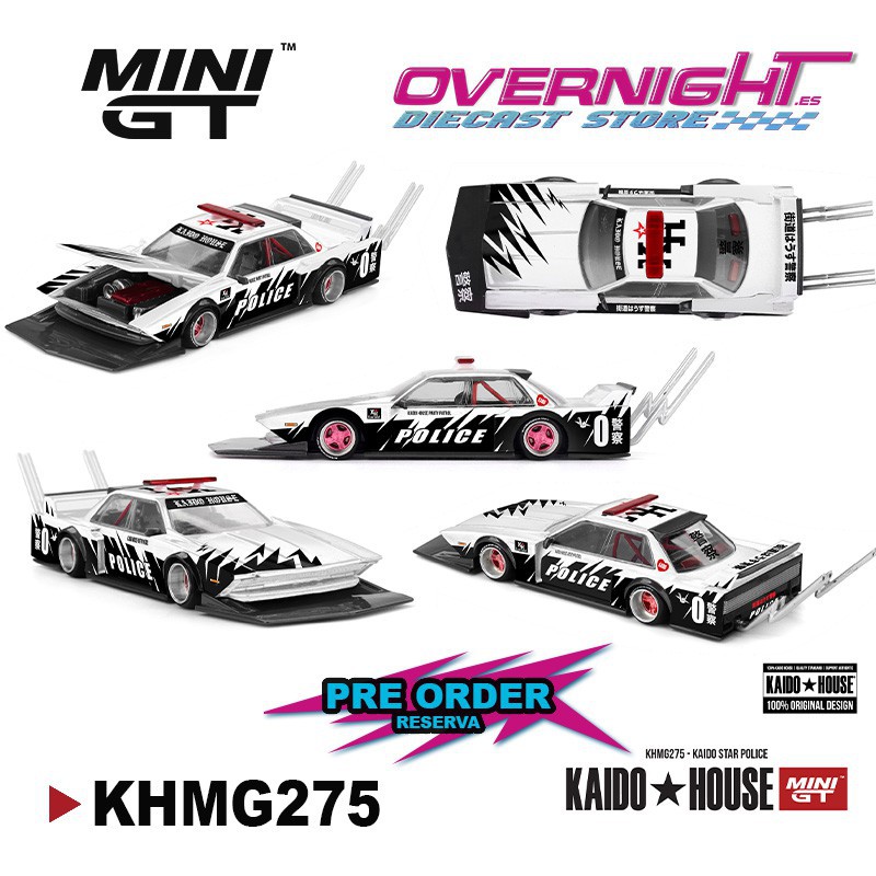 - PREORDER - Mini GT Kaido House  KAIDO STAR POLICE 1985 KHMG275