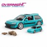 Hot Wheels Mattel Brick Shop Custom 90 Honda Civic EF Set de construcción Speed Series - Escala 1/32 aproximada JHF62