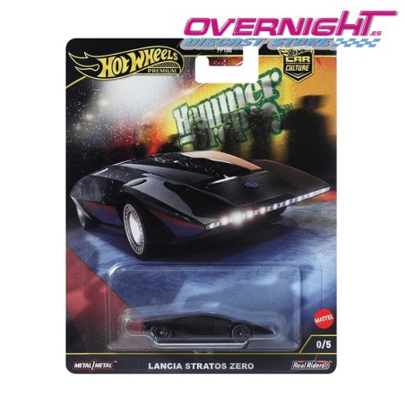 Hot Wheels Premium - Hammer Drop - Lancia Stratos Zero 0/5 Chase HRW10