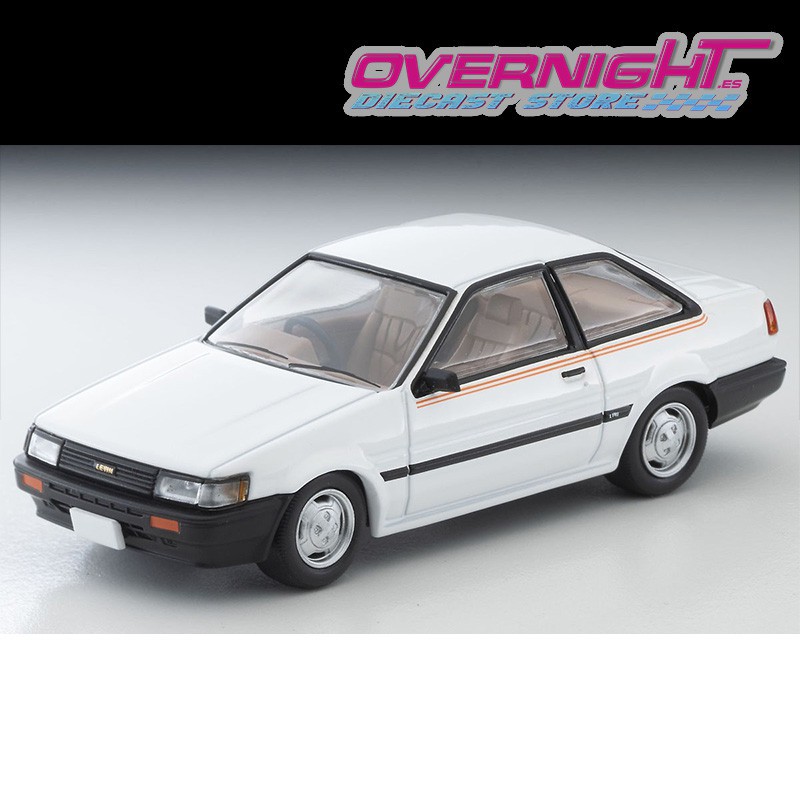 Tomica Limited Vintage 1983 Toyota Corolla Levin 2-Door Lime blanco - Escala 1/64 LV-N284e