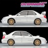 Tomica Limited Vintage 2003 Subaru Impreza WRX STI plata - Escala 1/64 LV-N336b